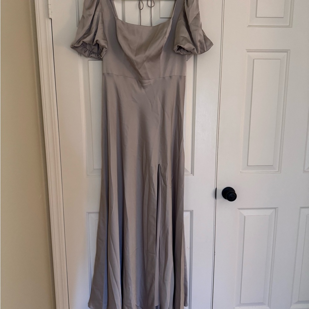Birdy Grey Elegant Gray Wedding Dress
